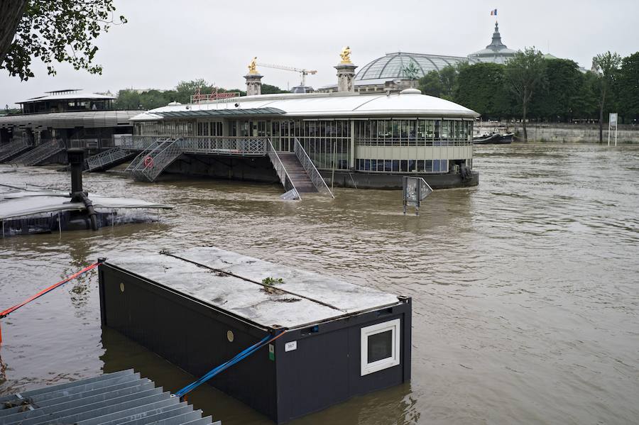 El temporal en Francia deja imágenes impactantes