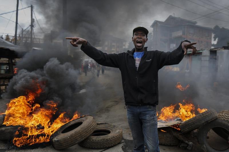 Protestas en Kenia ante unas posibles elecciones amañadas