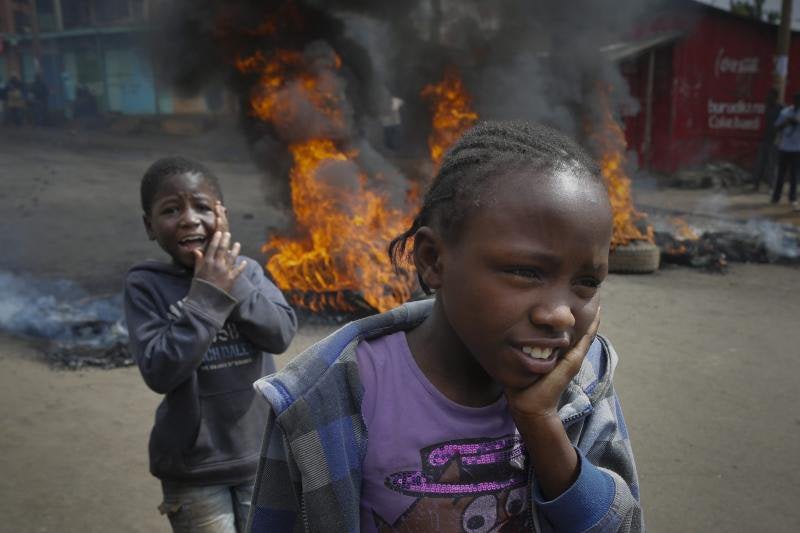 Protestas en Kenia ante unas posibles elecciones amañadas