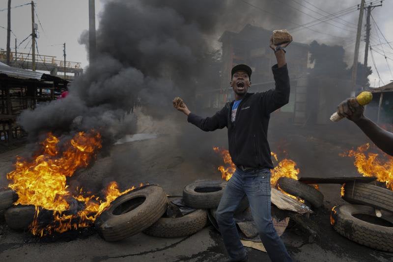 Protestas en Kenia ante unas posibles elecciones amañadas