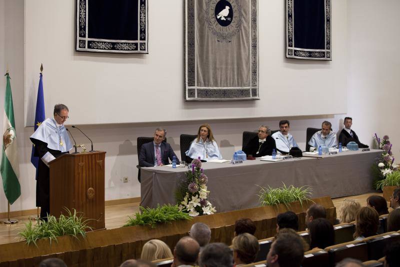 Fotos de la investidura de Antonio Soler como doctor honoris causa de la UMA