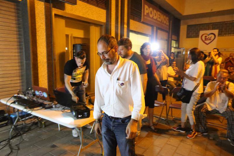 Fotos de la noche electoral del 26-J en Málaga