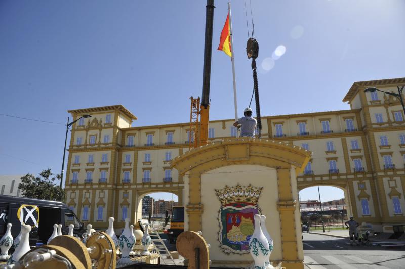 Así se prepara el Cortijo de Torres para la Feria de Málaga