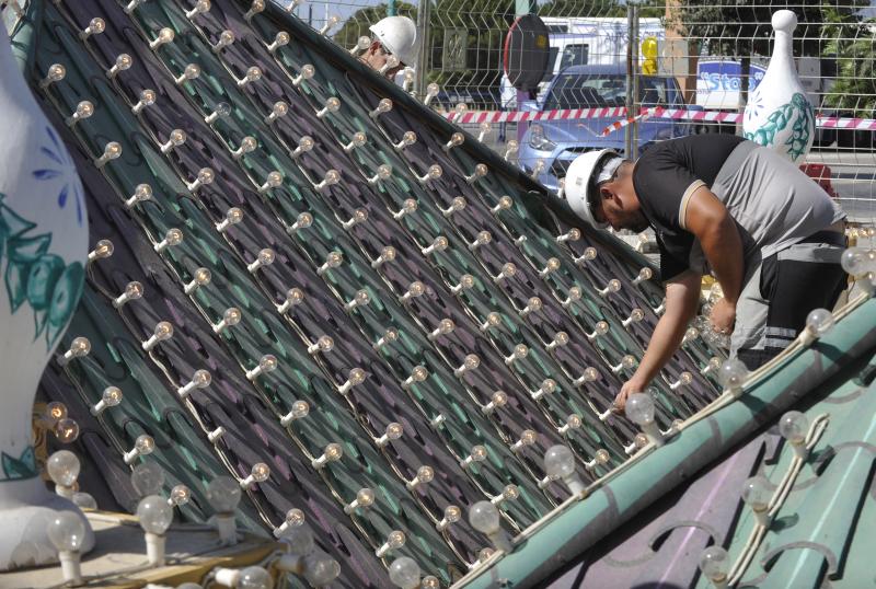 Así se prepara el Cortijo de Torres para la Feria de Málaga