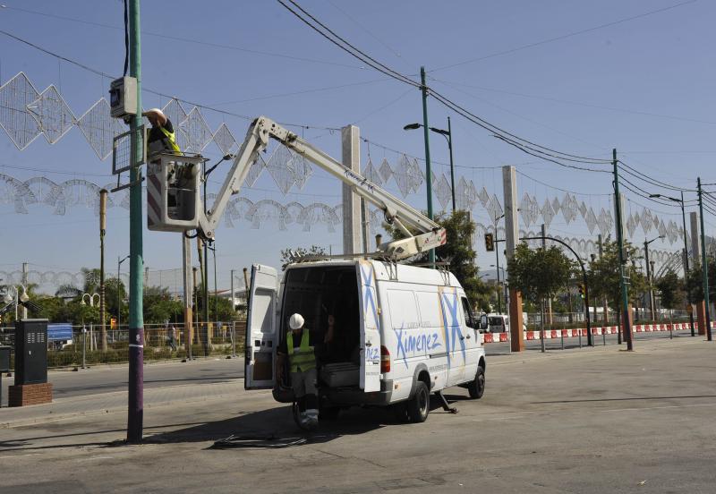 Así se prepara el Cortijo de Torres para la Feria de Málaga