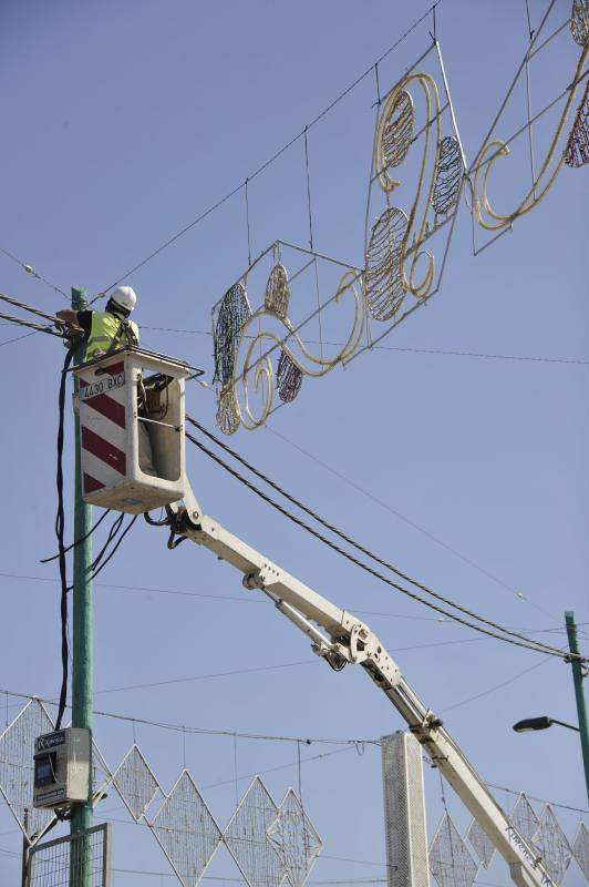 Así se prepara el Cortijo de Torres para la Feria de Málaga
