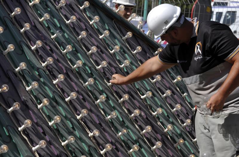 Así se prepara el Cortijo de Torres para la Feria de Málaga