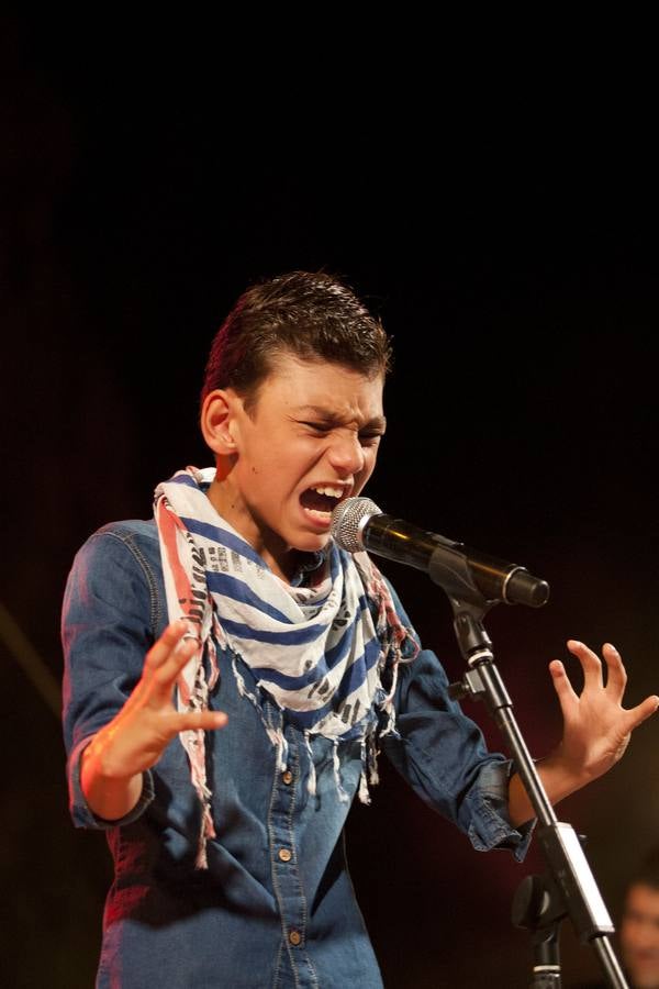 El pequeño Adrián Martín, en concierto en Torre del Mar