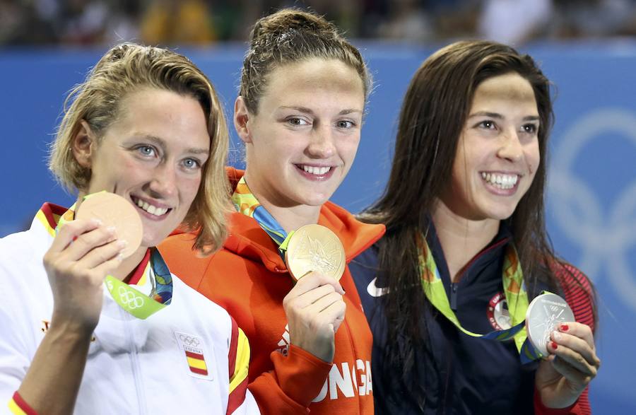 Mireia Belmonte se cuelga el bronce en los 400 estilos