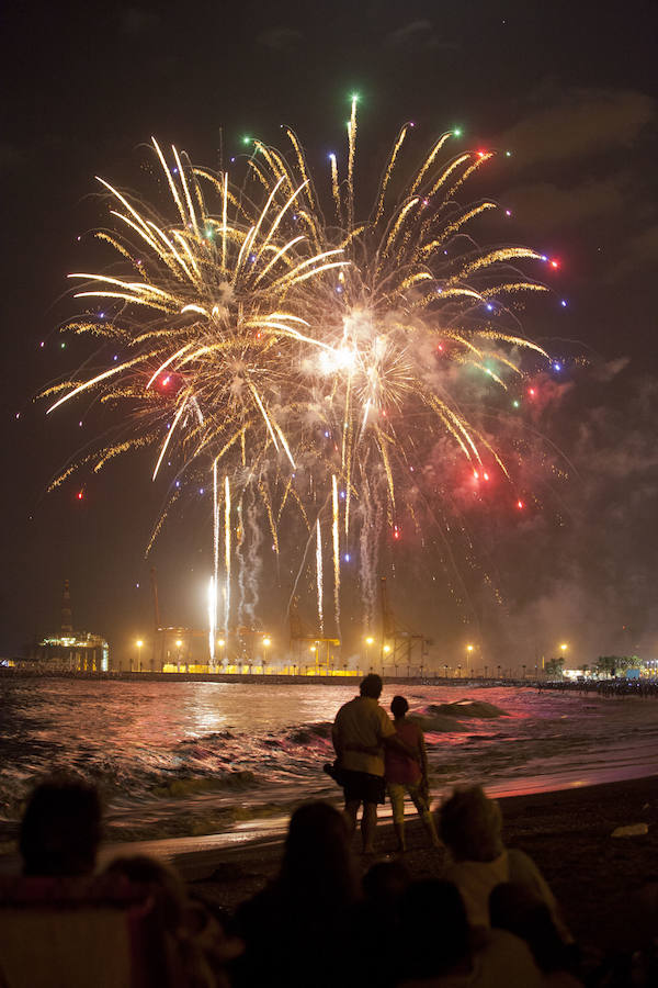 Los fuegos artificales, en imágenes