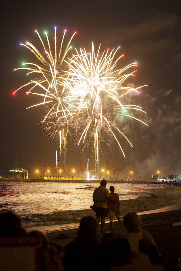 Los fuegos artificales, en imágenes