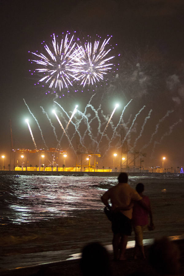 Los fuegos artificales, en imágenes