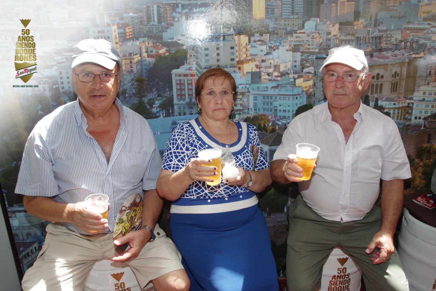 Pepe Roldán, Rosario Nadal y Paco Pérez.. 