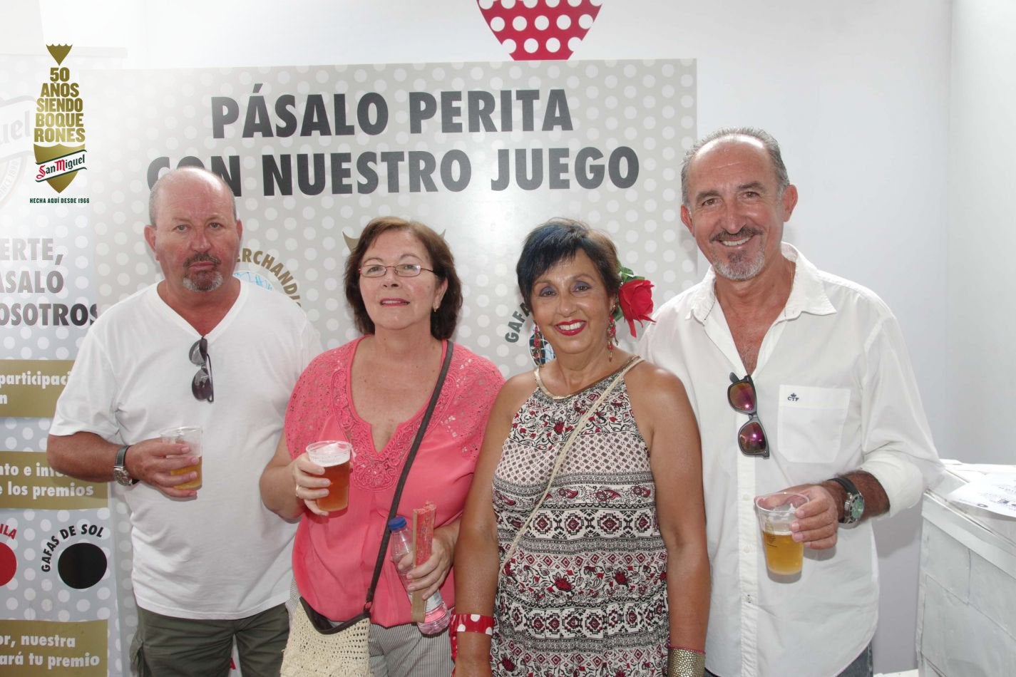 Antonio Díaz, Antonia Zúñiga, Mari Carmen Carnero y Paco Milanés