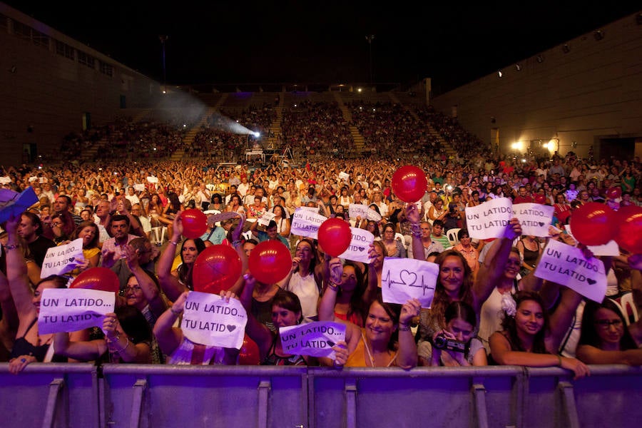 En fotos, la actuación de David de María en Málaga