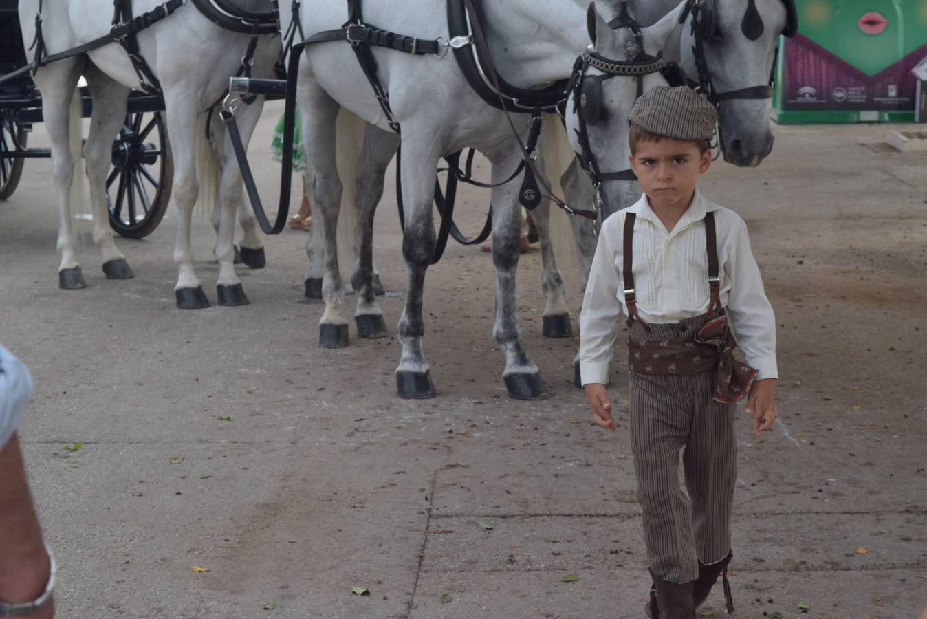 El Real de la Feria se anima y recibe una visita inesperada