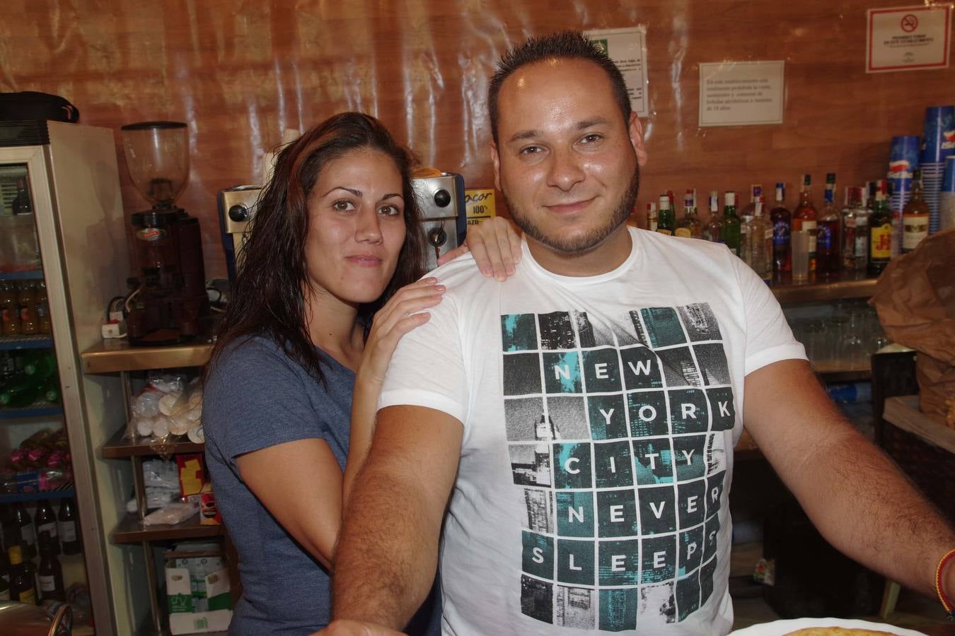 La noche del martes en la caseta de la Peña El Bastón