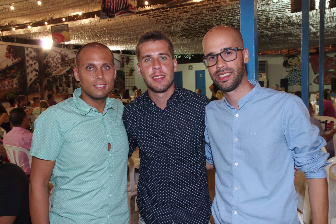 La noche del martes en la caseta de la Peña El Bastón