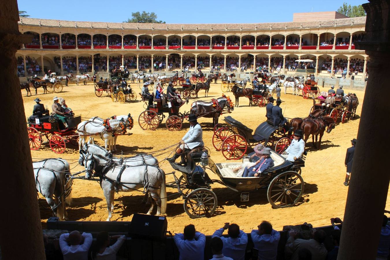 Los mejores carruajes se dan cita en Ronda