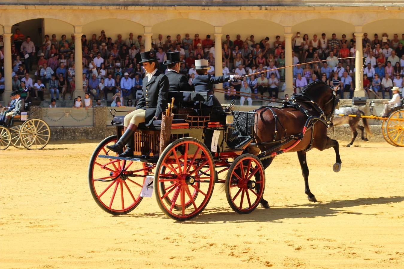 Los mejores carruajes se dan cita en Ronda