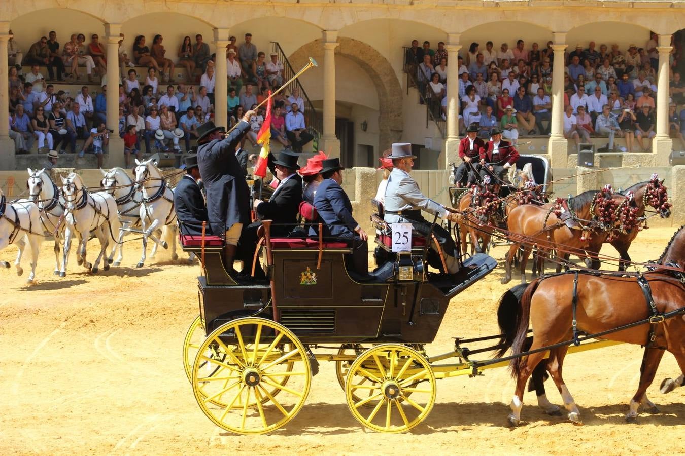 Los mejores carruajes se dan cita en Ronda