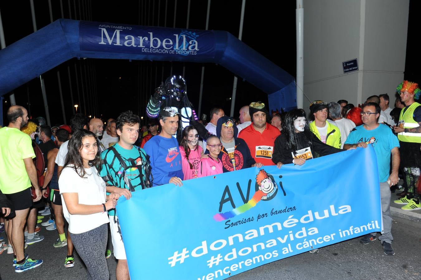 Pablo Ráez, protagonista en la carrera solidaria de Halloween en Marbella