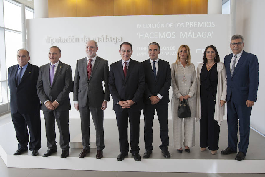 La entrega de premios a los mejores empresarios malagueños, en imágenes