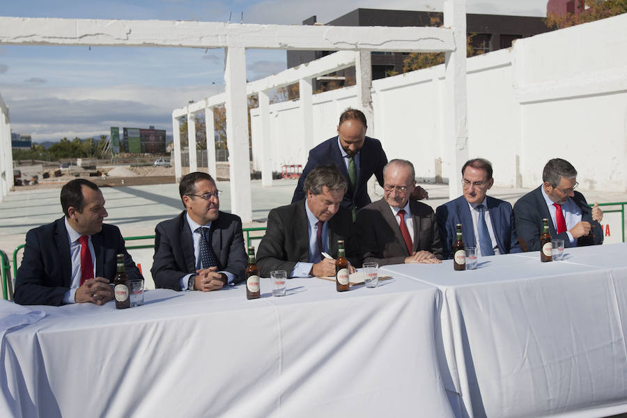 Cerveza Victoria inicia la construcción de su nueva fábrica de Málaga