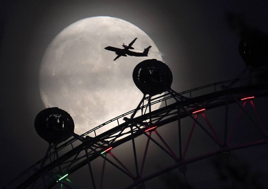 Así se ha visto la Superluna en distintos puntos del mundo