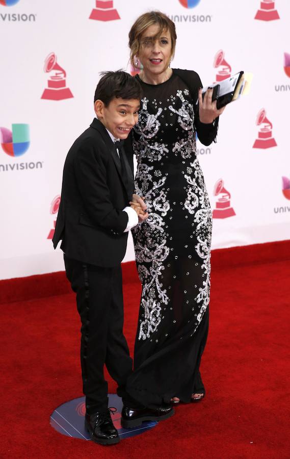 Fotos de Pablo López y Adrián Martín en los Grammy Latino