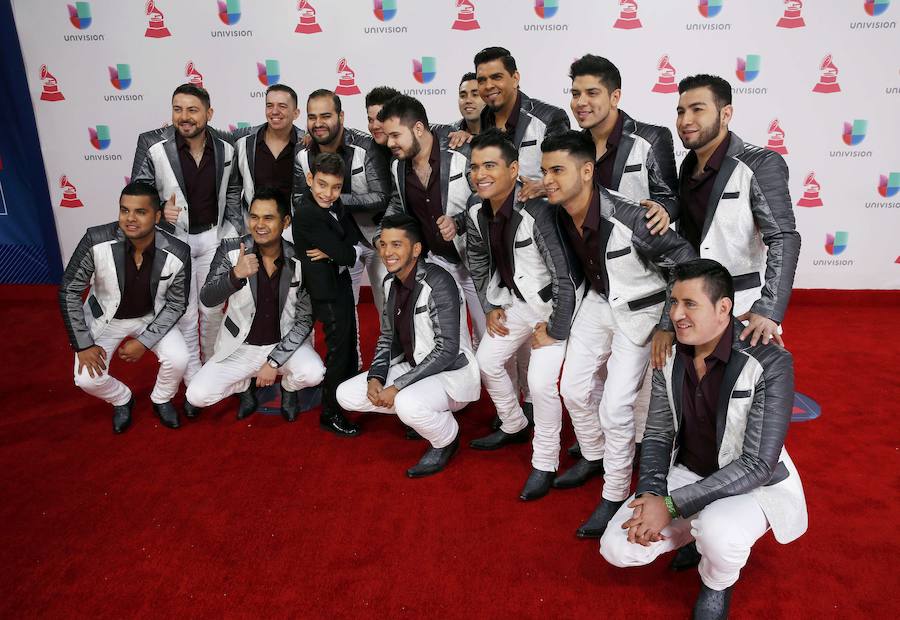 Fotos de Pablo López y Adrián Martín en los Grammy Latino