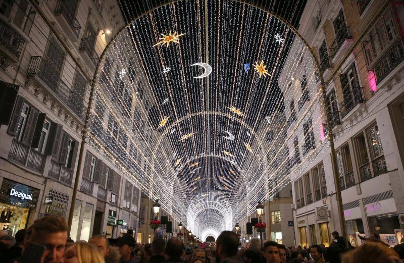 Ya es Navidad en el Centro de Málaga