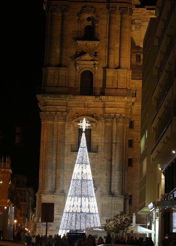 Ya es Navidad en el Centro de Málaga