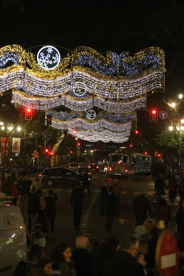 La Navidad se ilumina en Málaga