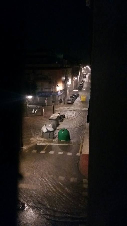 En imágenes, las consecuencias de las fuertes lluvias en Málaga