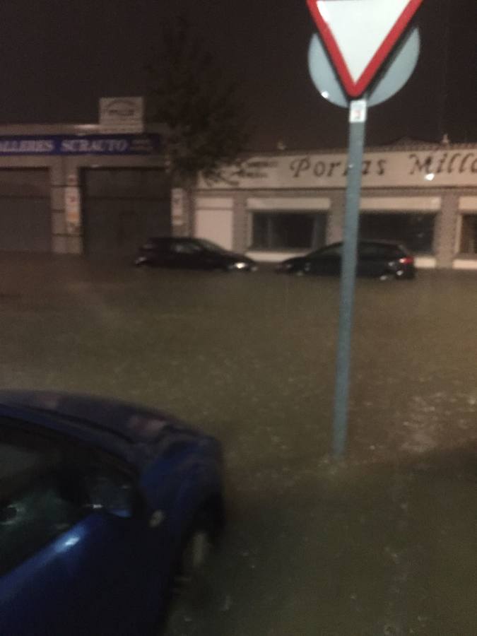 En imágenes, las consecuencias de las fuertes lluvias en Málaga