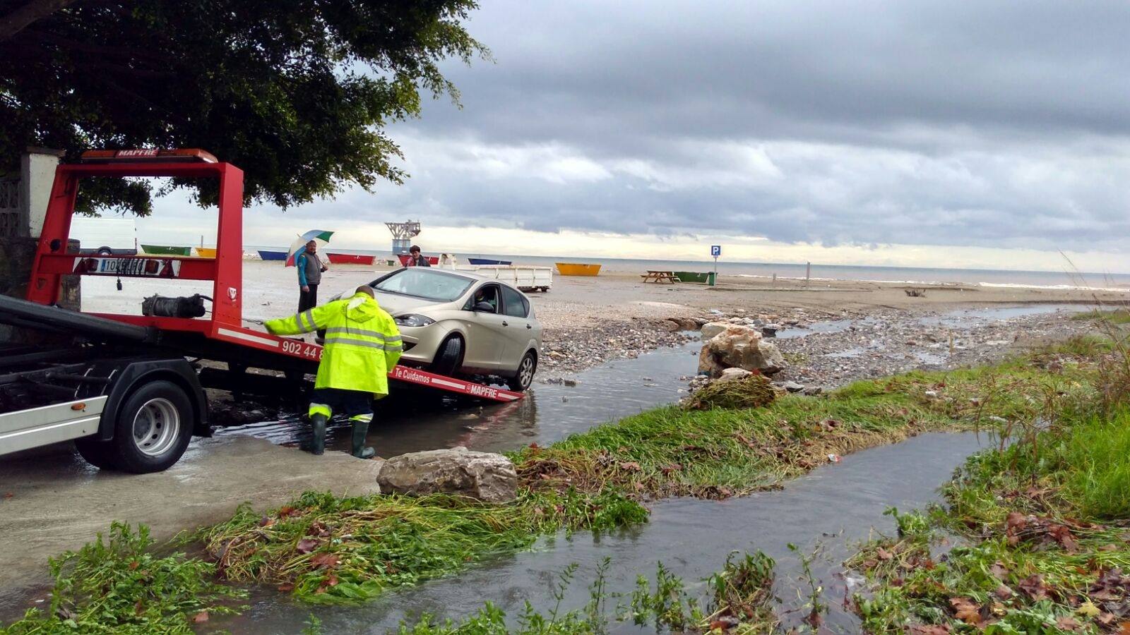 En imágenes, las consecuencias de las fuertes lluvias en Málaga