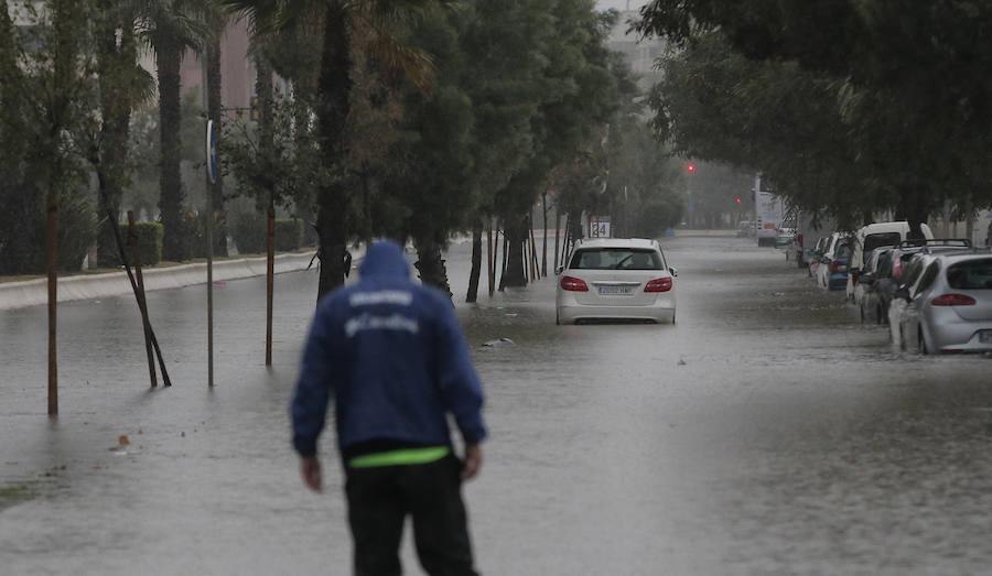 Fotos de las inundaciones en Málaga capital
