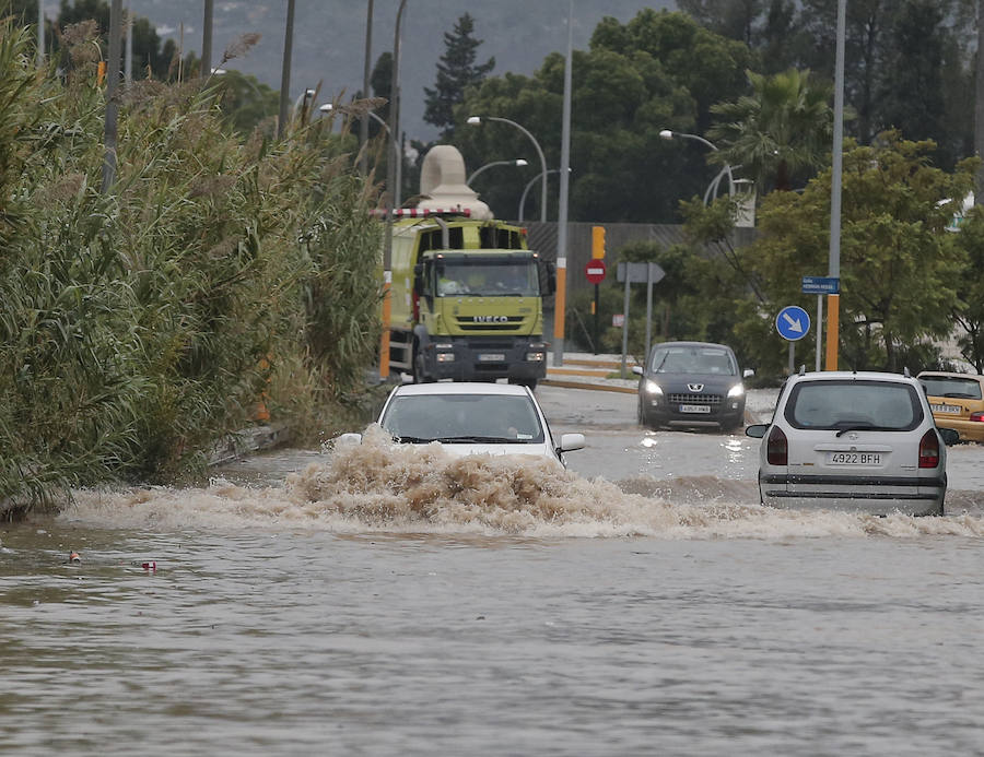 Fotos de las inundaciones en Málaga capital