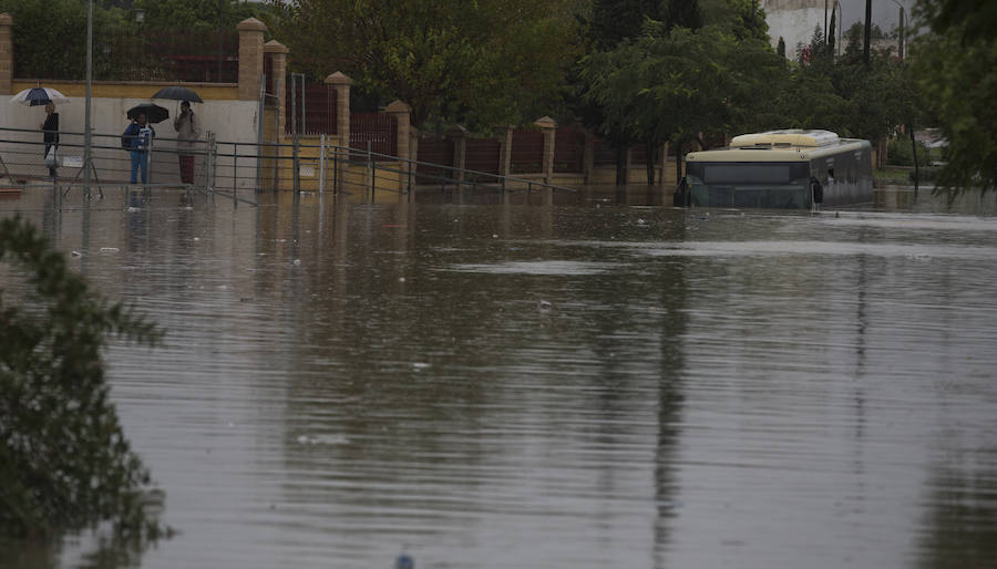 Fotos de las inundaciones en Málaga capital