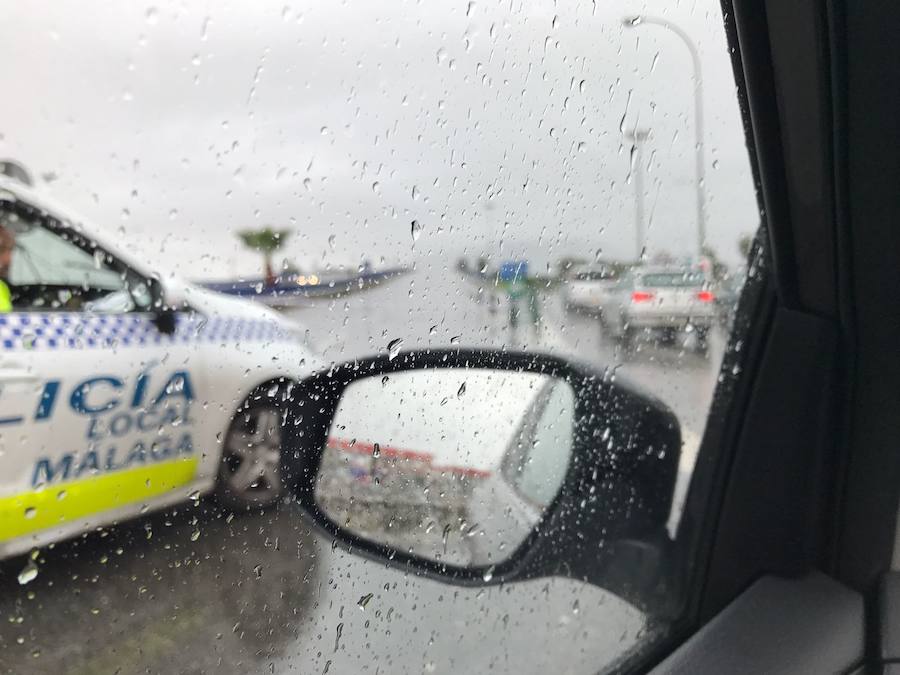 Cortada la Avenida Velázquez en sentido aeropuerto