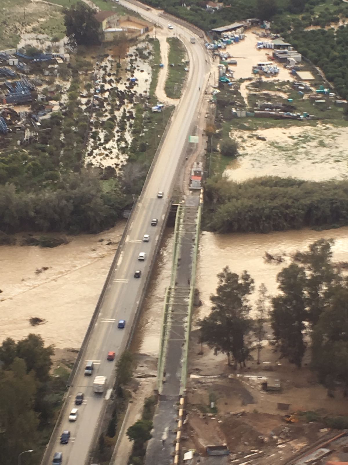 Fotos de la provincia de Málaga desde el aire el día después de la tromba