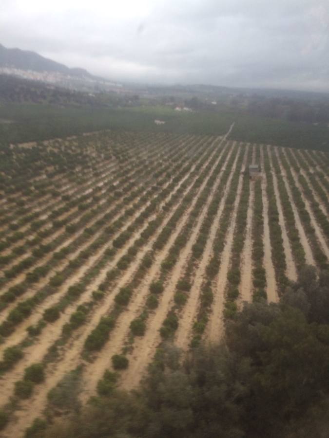 Fotos de la provincia de Málaga desde el aire el día después de la tromba