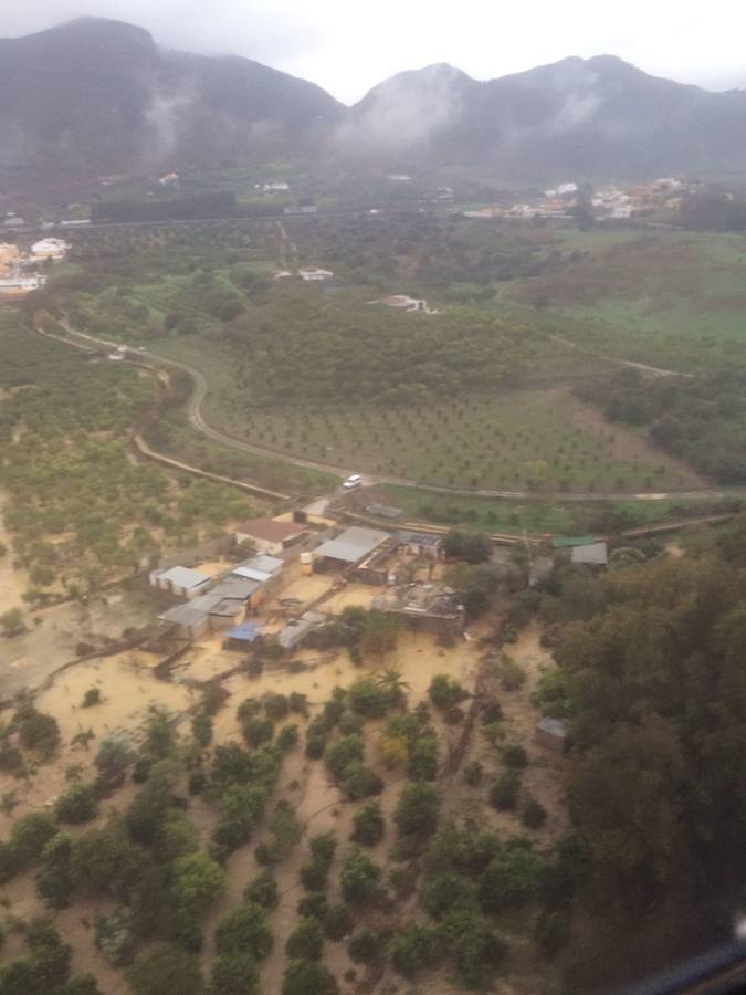 Fotos de la provincia de Málaga desde el aire el día después de la tromba