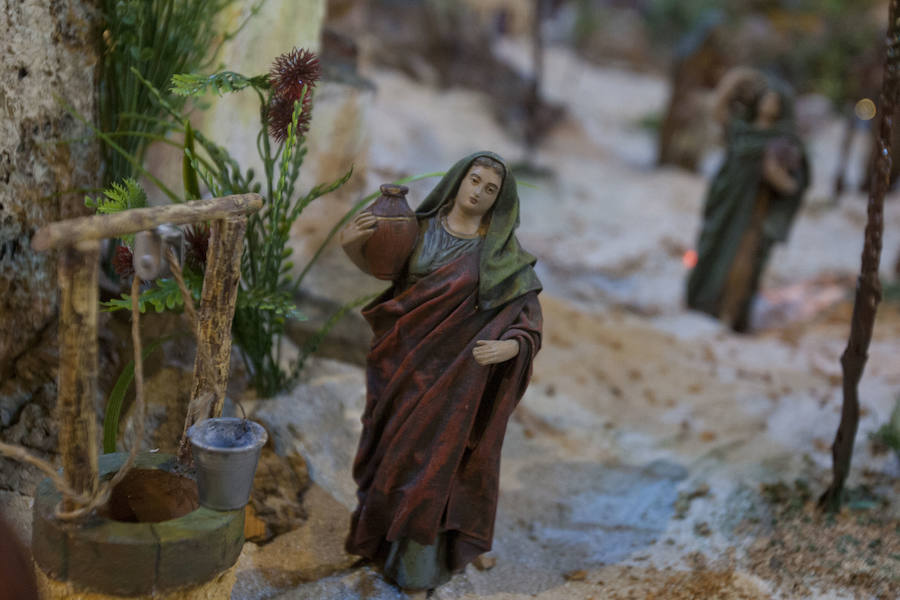 Exposición de belenes de miniatura de la colección de Luis Merino