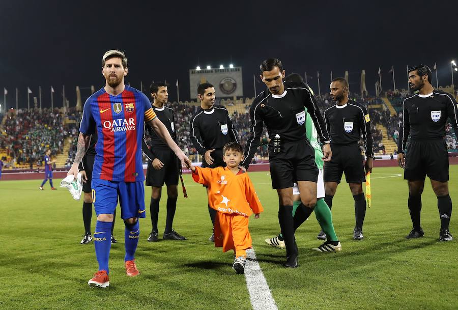 El encuentro de Messi y Murtaza, en imágenes