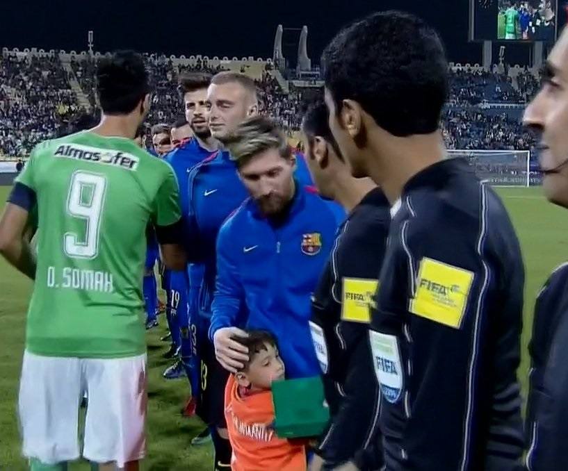 El encuentro de Messi y Murtaza, en imágenes