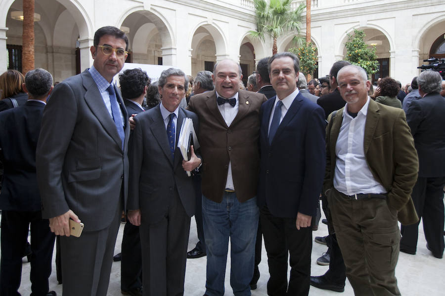 José María Luna, Manuel Barranco, Antonio Garrido Moraga, Juan Antonio Vigar y Paco Aguilar