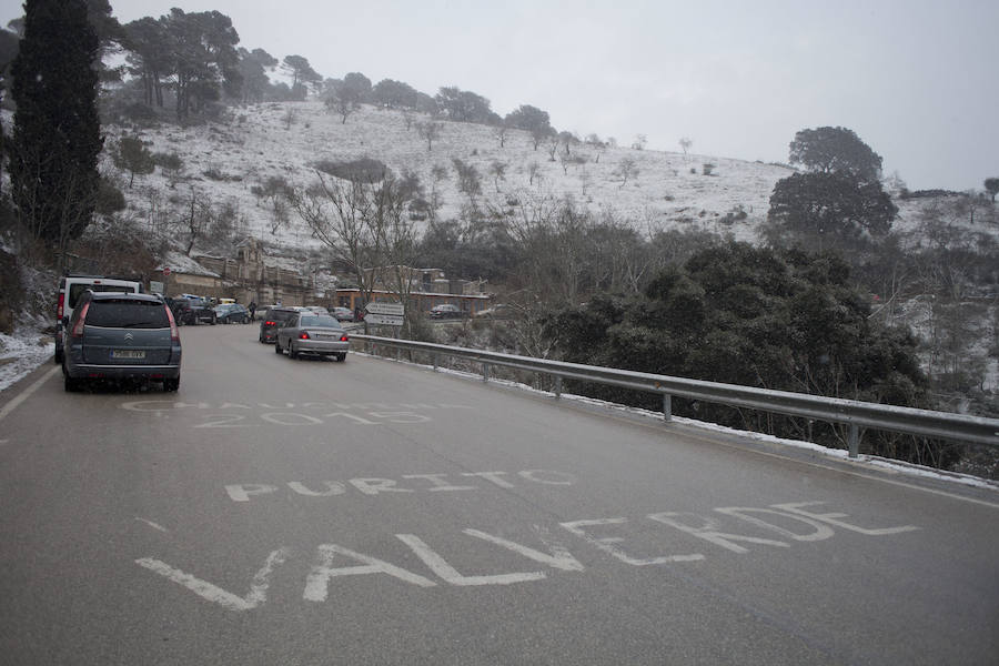 La nieve llega a los Montes de Málaga