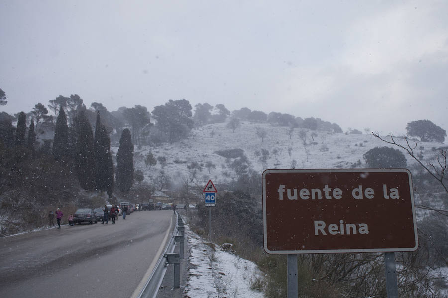 La nieve llega a los Montes de Málaga